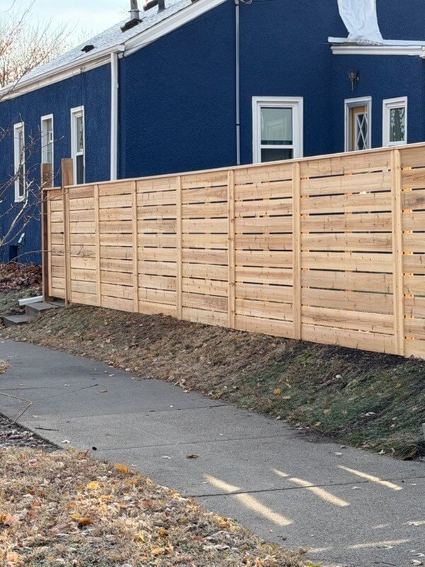6' & 4' Horizontal Cedar Fences Image Gallery 2