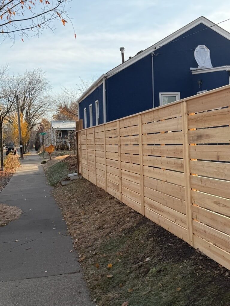 6' & 4' Horizontal Cedar Fences Image Gallery 3