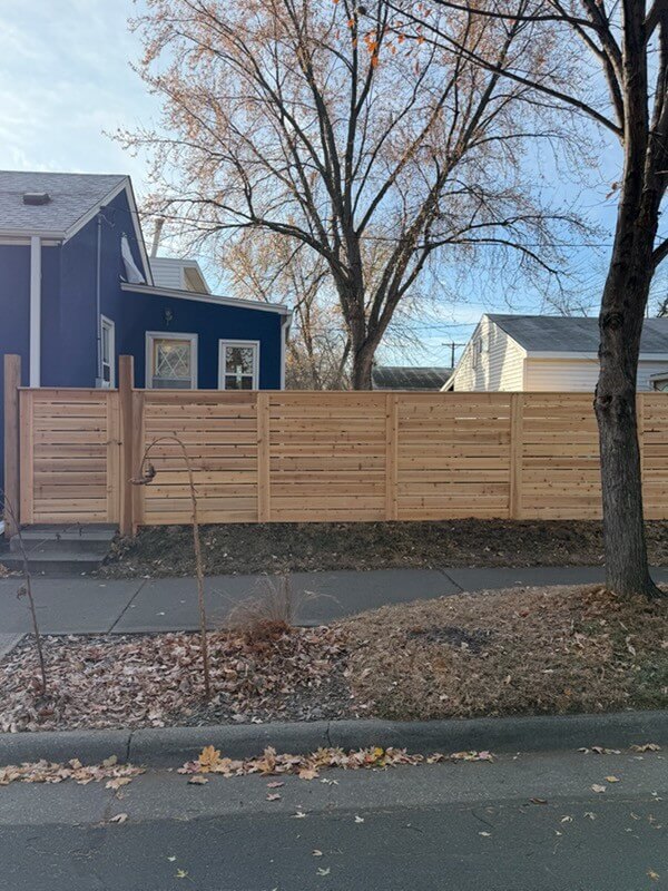 6' & 4' Horizontal Cedar Fences Image Gallery 4