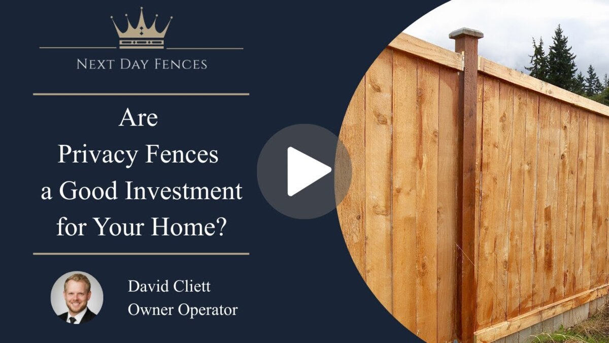 Are Privacy Fences a Good Investment for Your Home