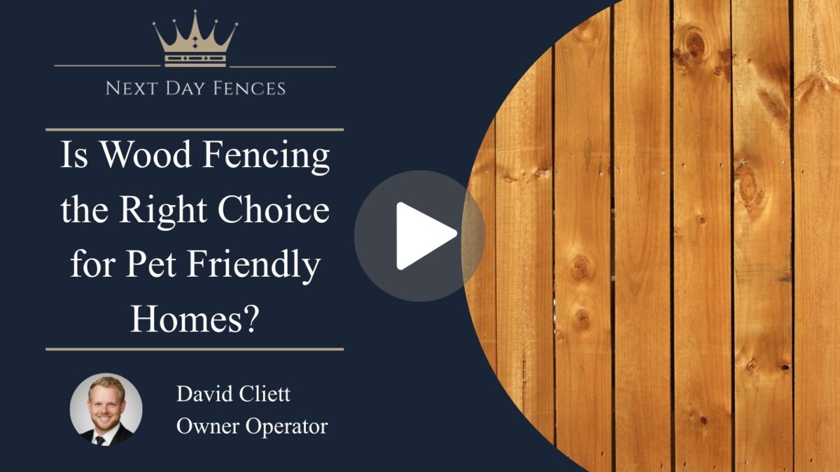 Is Wood Fencing the Right Choice for Pet-Friendly Homes?