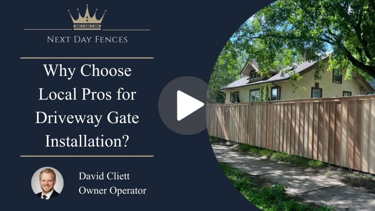 Why Choose Local Pros for Driveway Gate Installation?